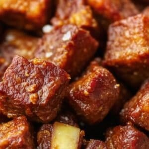 Crispy Beef Bites Air Fryer Recipe for a Quick Carnivore Snack - Crispy Beef Bites midia