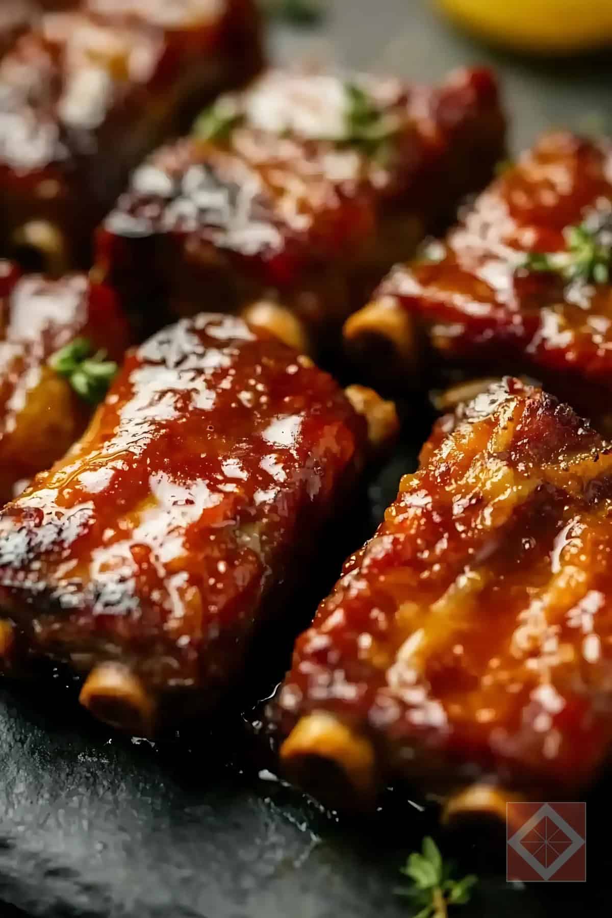 Easy Crispy Beef Short Ribs Air Fryer Recipe for a Flavorful Carnivore Dinner - Crispy Beef Short Ribs pin 1 midia