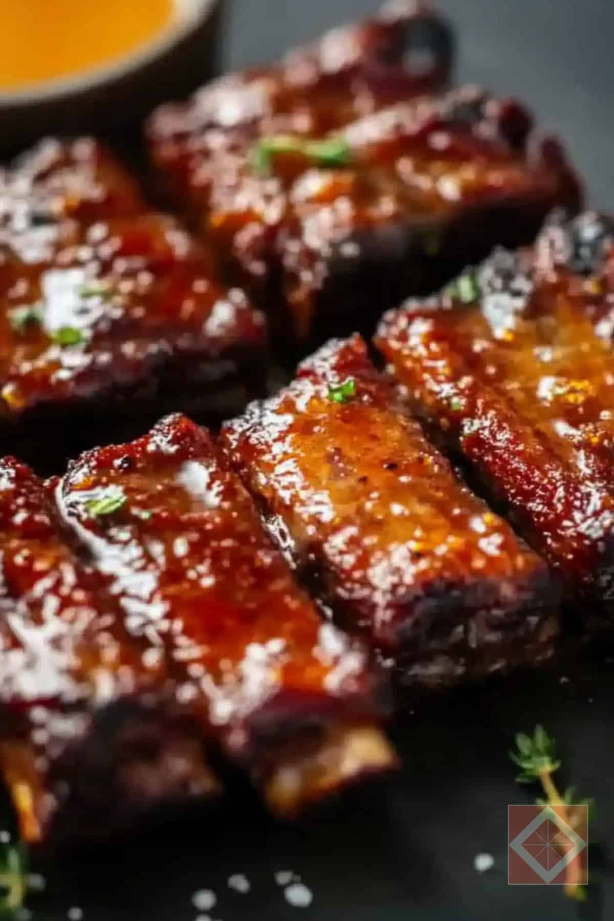 Easy Crispy Beef Short Ribs Air Fryer Recipe for a Flavorful Carnivore Dinner - Crispy Beef Short Ribs pin 2 midia