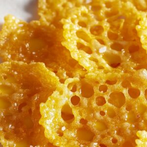 Crispy Cheddar Chips with Butter Drizzle Air Fryer Recipe for Snacks - Crispy Cheddar Chips with Butter Drizzle midia