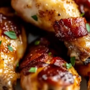 Crispy Chicken Drumstick with Bacon Drippings: Carnivore Air Fryer Recipe - Crispy Chicken Drumstick with Bacon Drippings midia