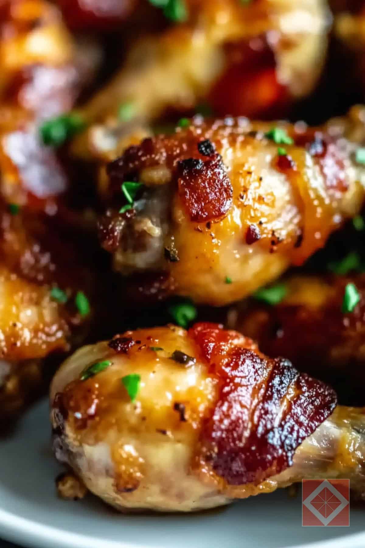 Crispy Chicken Drumstick with Bacon Drippings: Carnivore Air Fryer Recipe - Crispy Chicken Drumstick with Bacon Drippings pin 2 midia