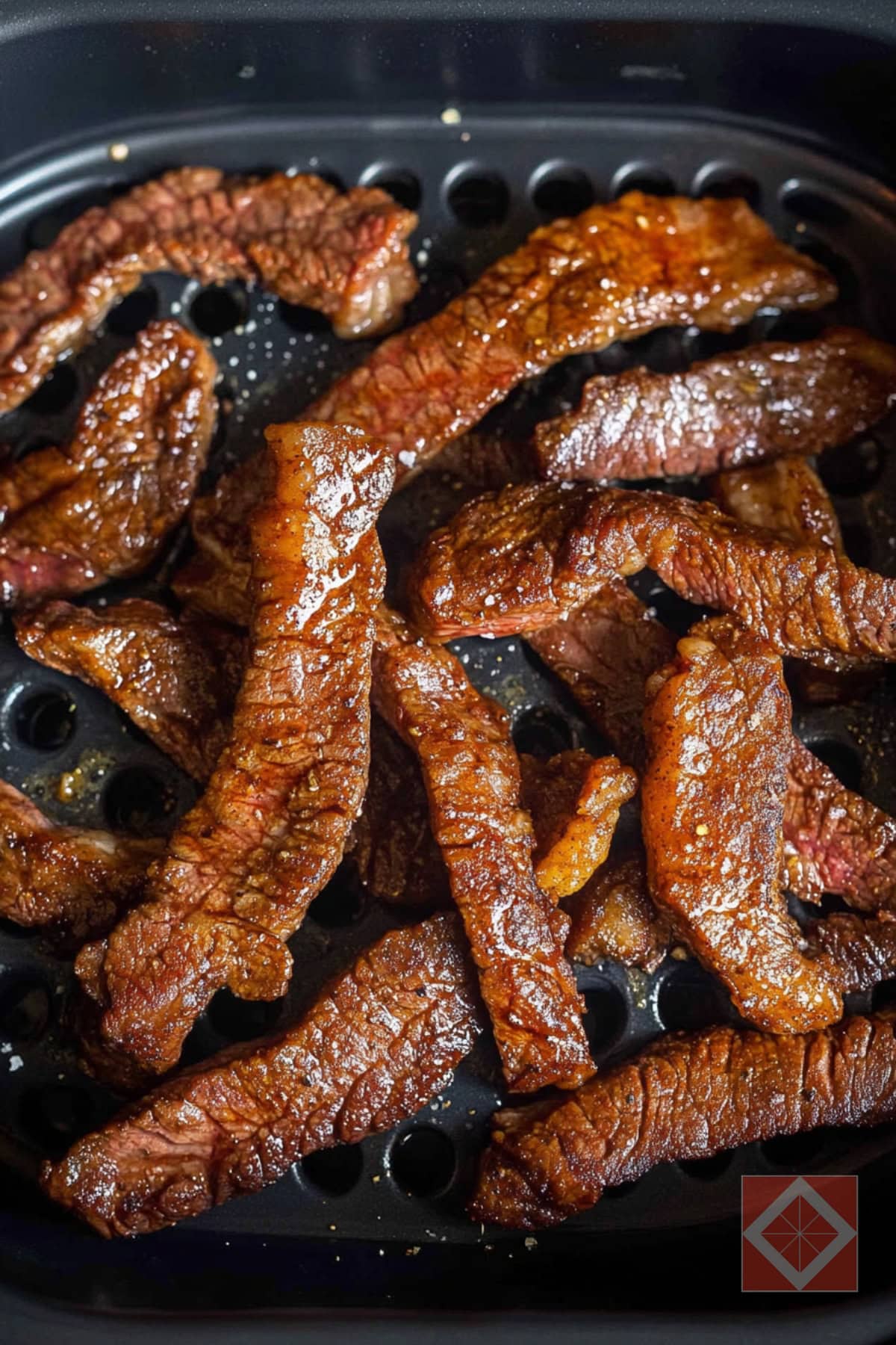 Crispy Steak Strips Air Fryer Recipe for a Flavorful Carnivore Treat - Crispy Steak Strips pin 2 midia