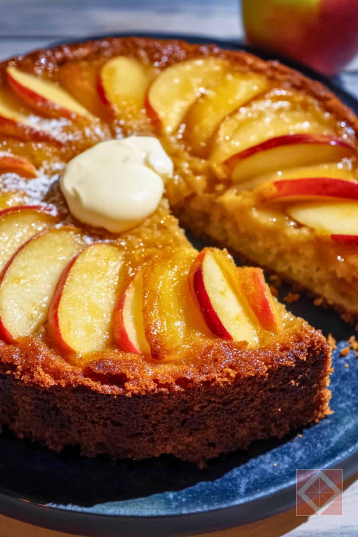 Dutch Apple Cake: A Warm & Spiced Old-Fashioned Treat - Dutch Apple Cake pin 1 midia