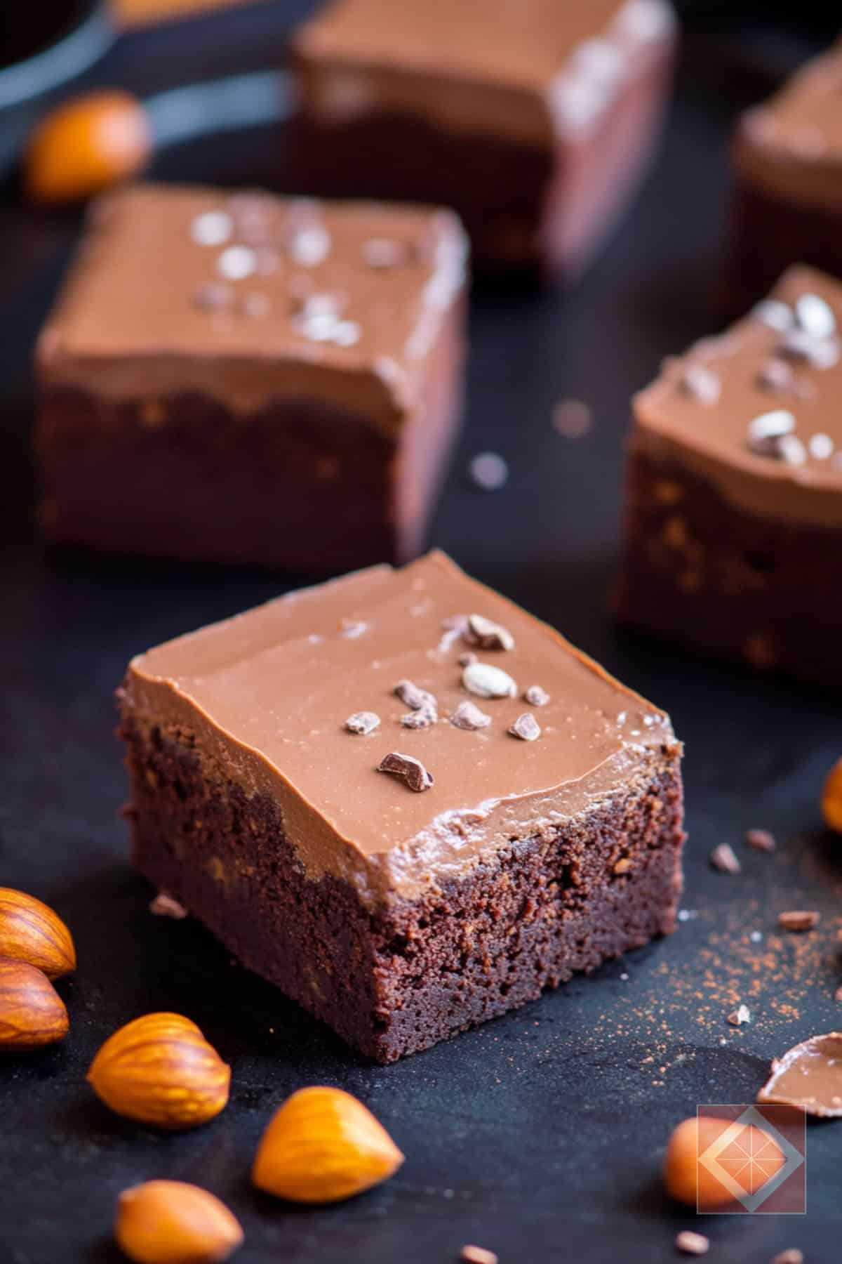 Fudgy Pumpkin Brownies Without Flour or Sugar - Fudgy Pumpkin Brownies pin 1 midia