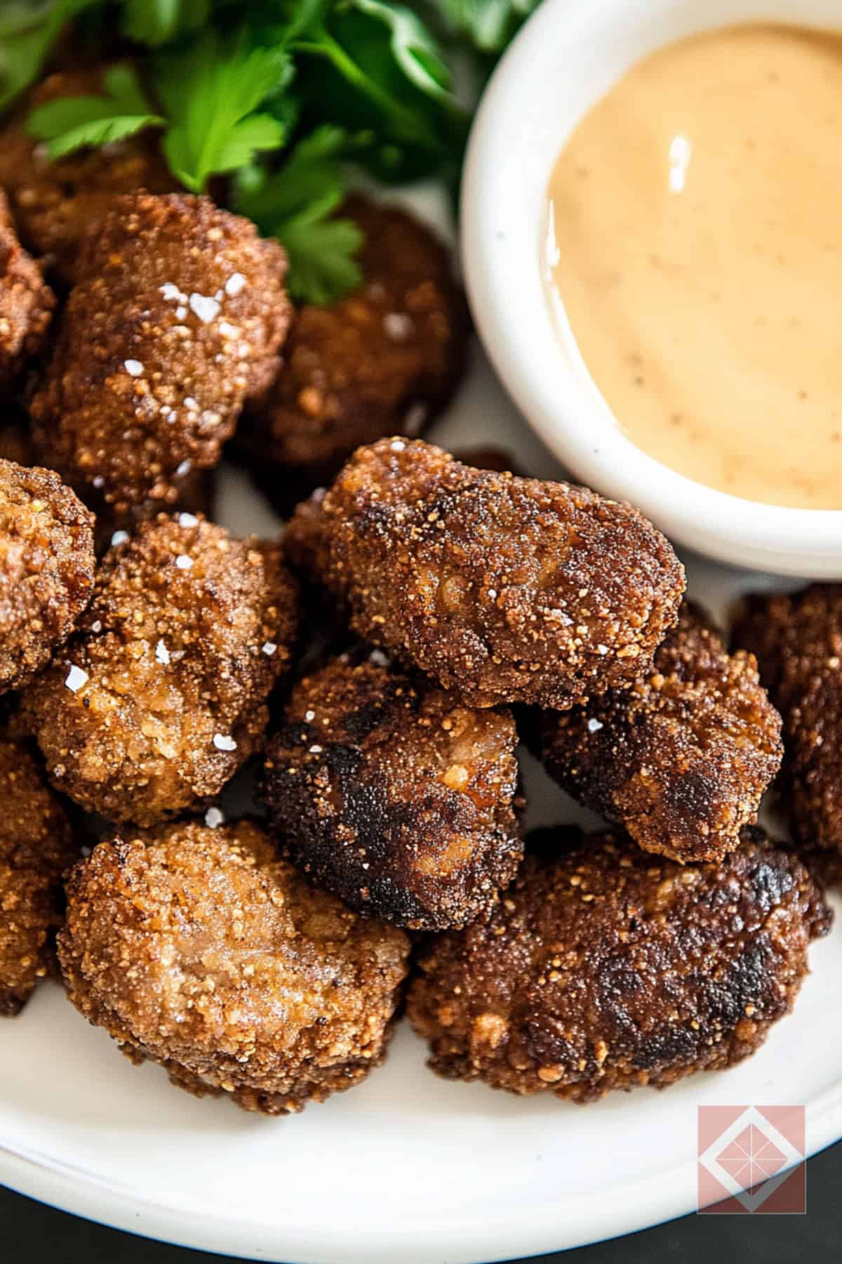4 Addictive Beef Carnivore Snacks You Can Make in Your Air Fryer Tonight - Ground Beef Nuggets pin 1 midia