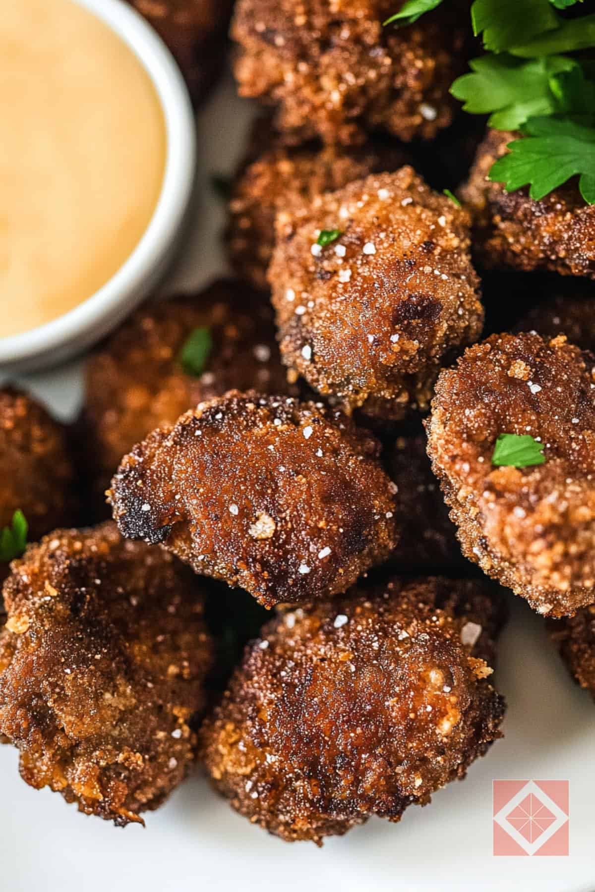 Juicy Ground Beef Nuggets Air Fryer Recipe for Keto-Friendly Bites - Ground Beef Nuggets pin 2 midia