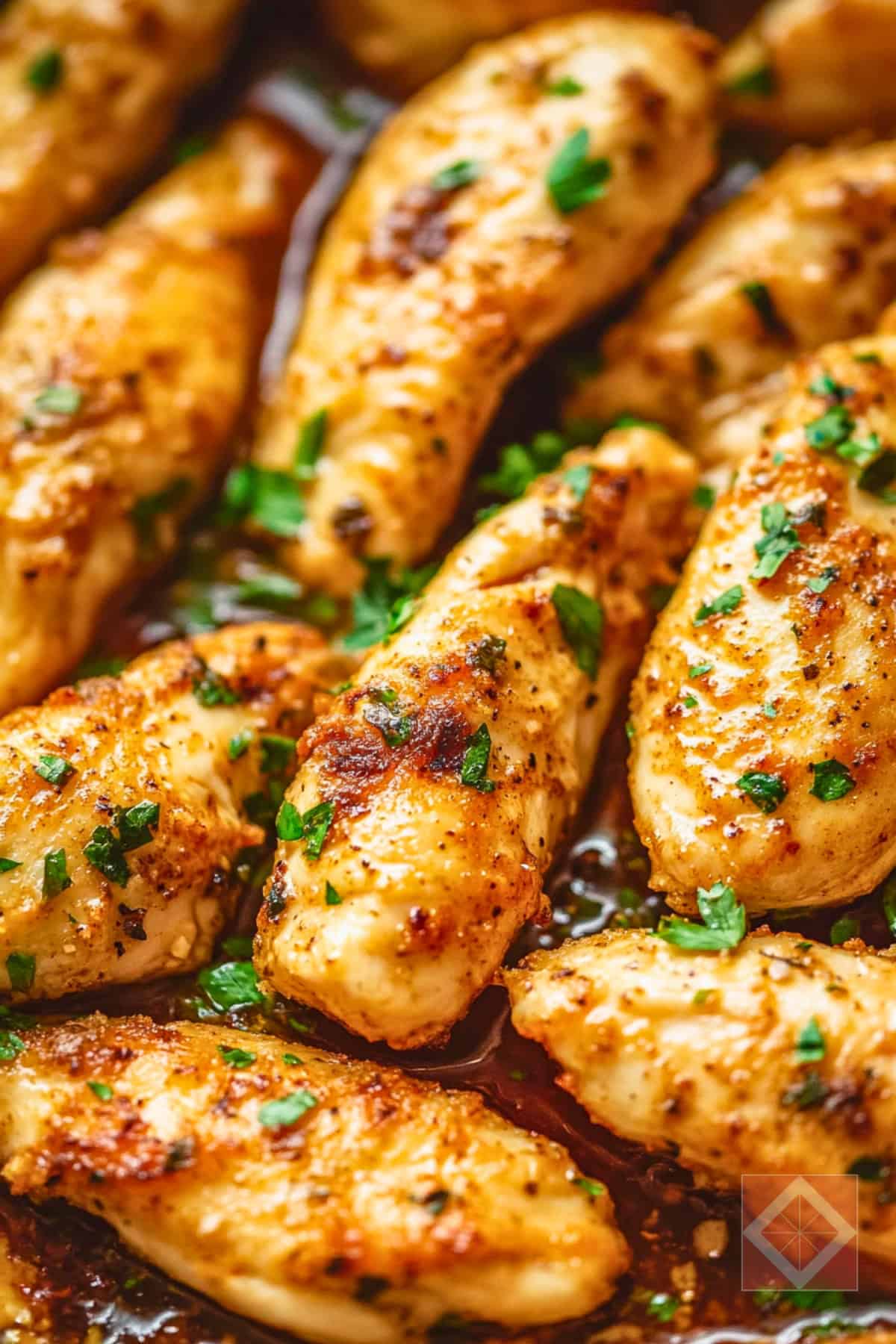 Low-Carb Butter Chicken Tenderloins Air Fryer Snack Recipe - Low Carb Butter Chicken Tenderloins pin 1 midia