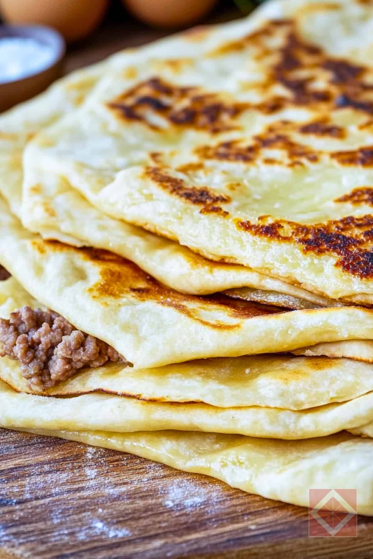 Easy Carnivore Diet Meat Flatbread Recipe - Meat Flatbread pin 1 midia