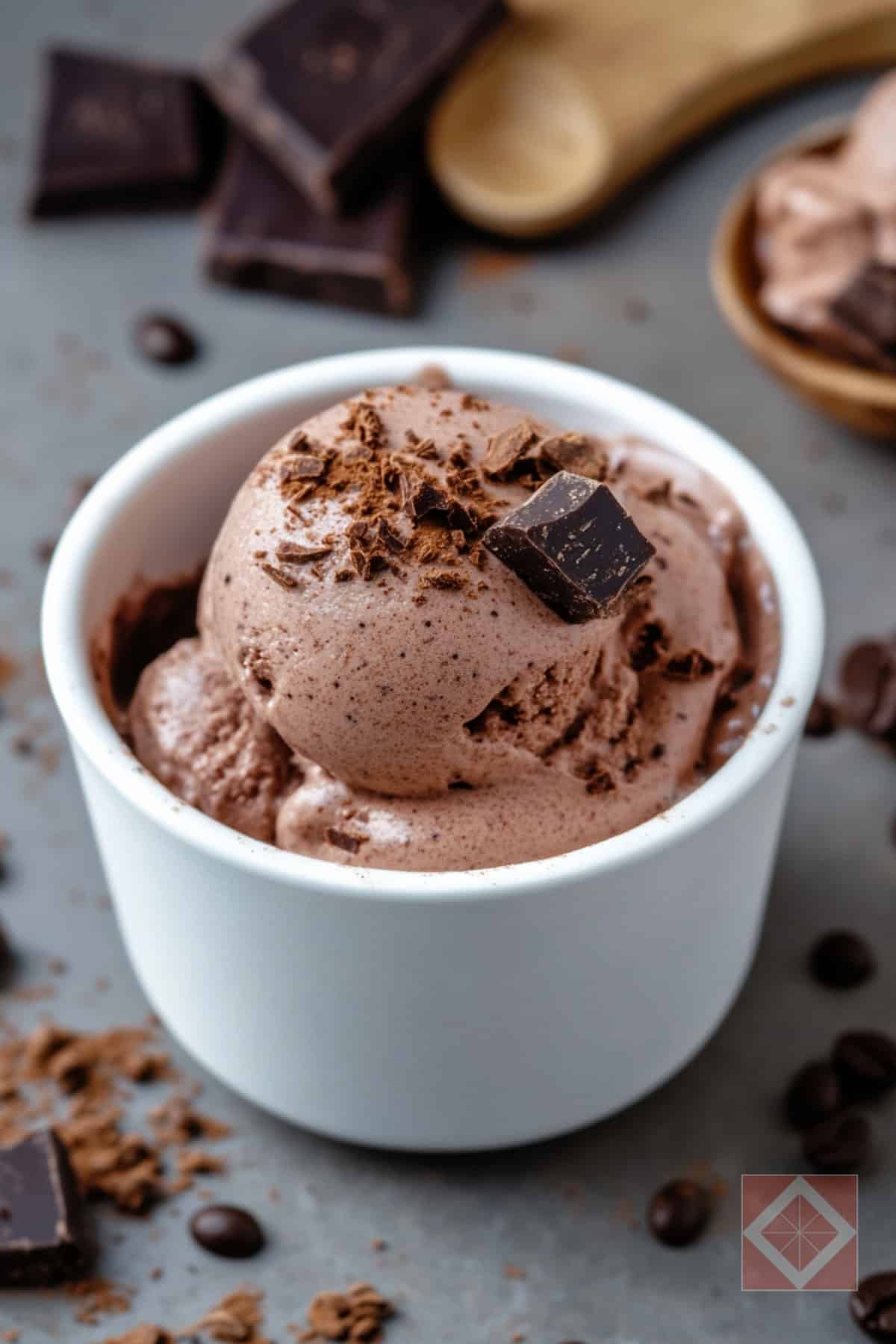 High-Protein Mocha Ice Cream for a Sweet Treat - Mocha Ice Cream pin 1 midia