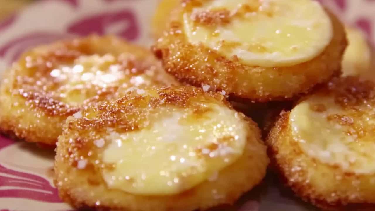 Parmesan-Crusted Cheese Rounds Air Fryer Recipe Snack Idea - Parmesan Crusted Cheese Rounds midia