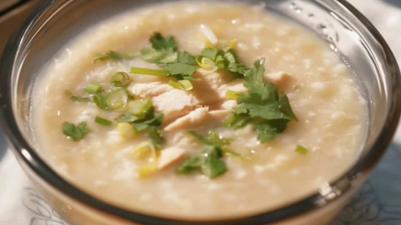 Calm Mornings Start With Quick Chicken Congee - Quick Chicken Congee midia