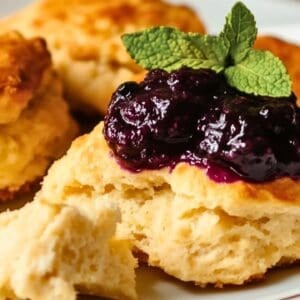 Southern-Style Buttermilk Biscuits with a Fresh Topping - Southern Style Buttermilk Biscuits with a Fresh Topping midia