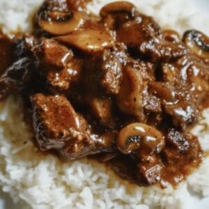 Comfort on a Plate: Tender Beef Tips & Rice - Tender Beef Tips Rice midia