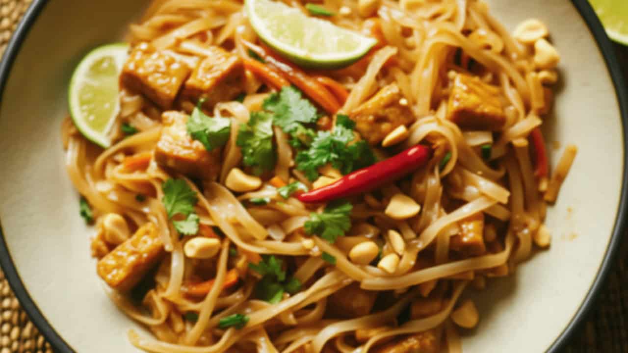 Protein-Packed Vegan Tempeh Pad Thai Recipe - Vegan Tempeh Pad Thai Recipe midia