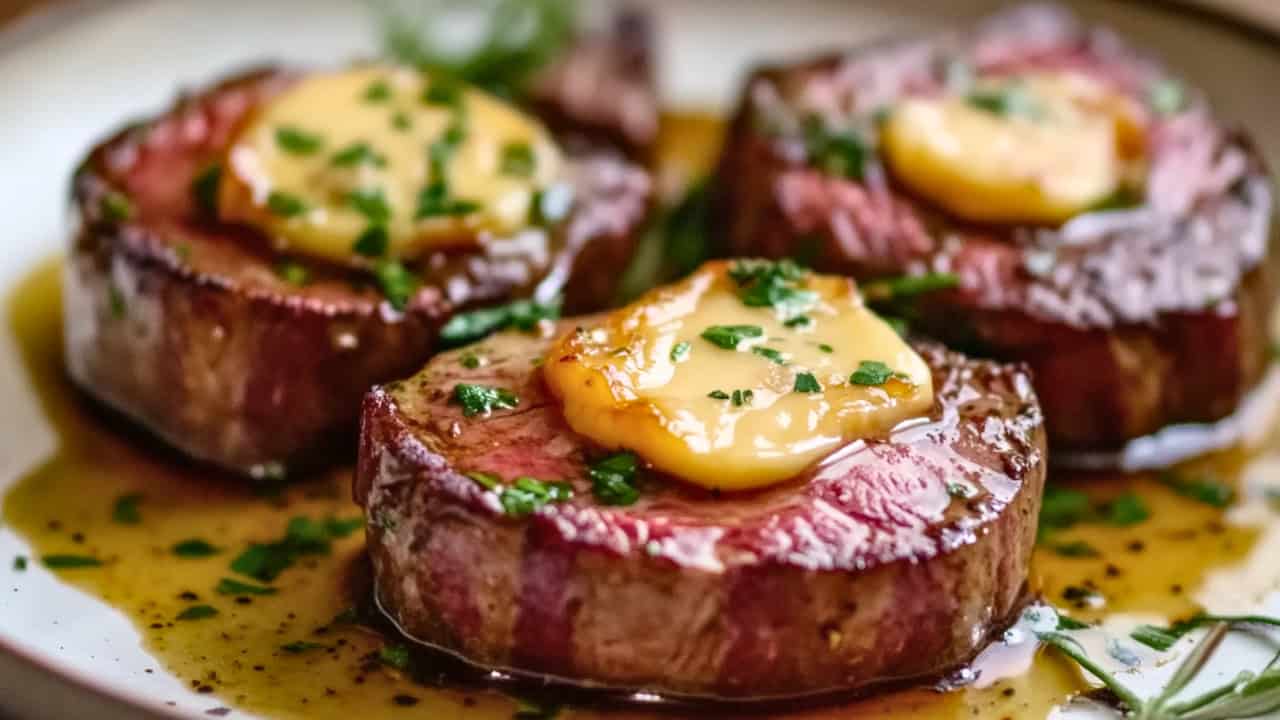Easy Venison Steaks with Bone Marrow Butter: Carnivore Air Fryer Recipe - Venison Steaks with Bone Marrow Butter midia