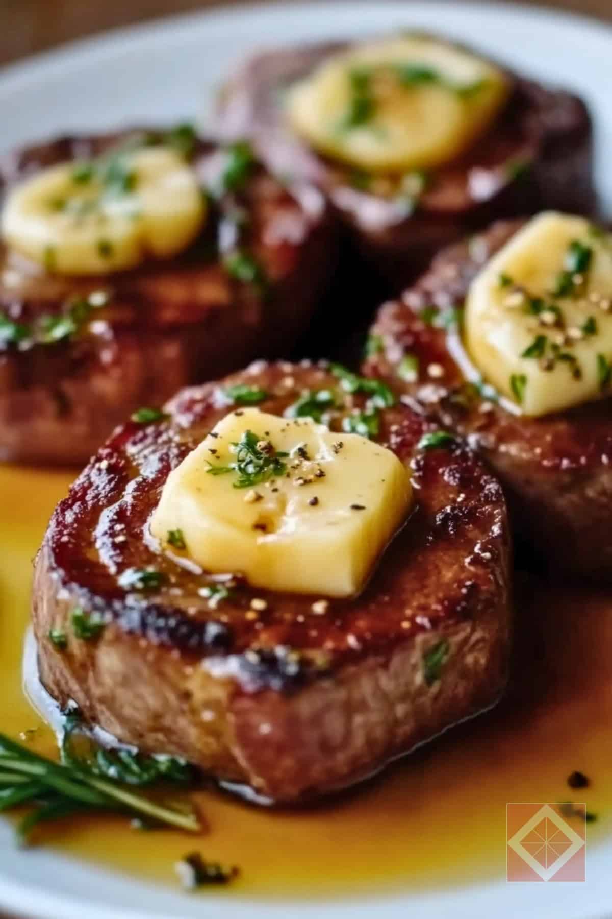 Easy Venison Steaks with Bone Marrow Butter: Carnivore Air Fryer Recipe - Venison Steaks with Bone Marrow Butter pin 2 midia
