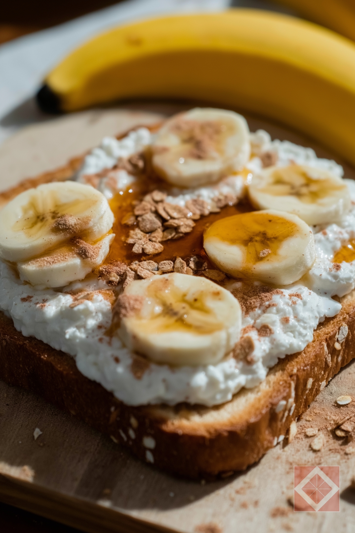 Cottage Cheese & Almond Butter Toast That’ll Make You Rethink Breakfast - Almond Butter Toast Cottage Cheese pin 1 midia