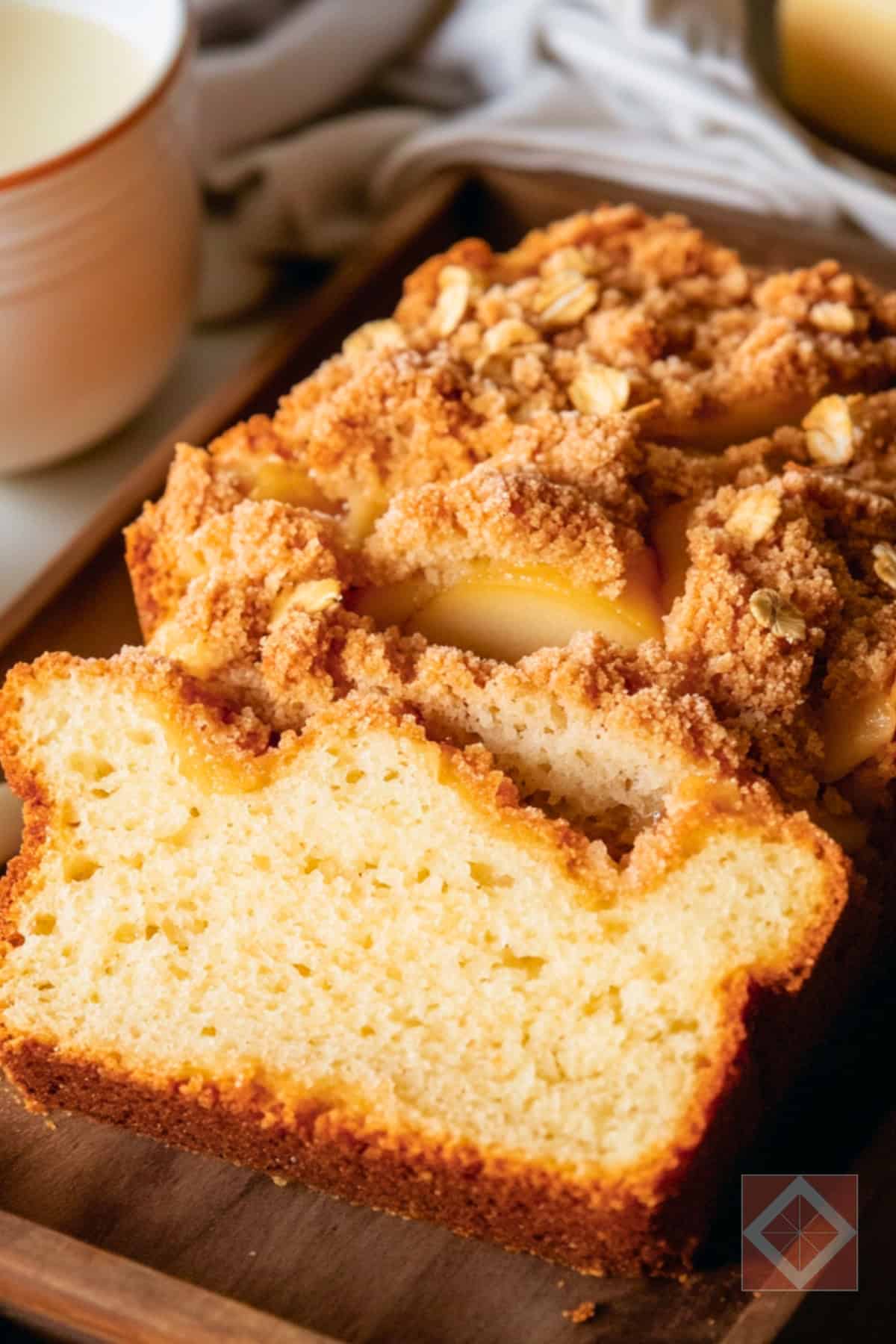 Fall Breakfast You’ll Crave: Apple Crisp Bread Machine Recipe - Apple Crisp Bread pin 1 midia