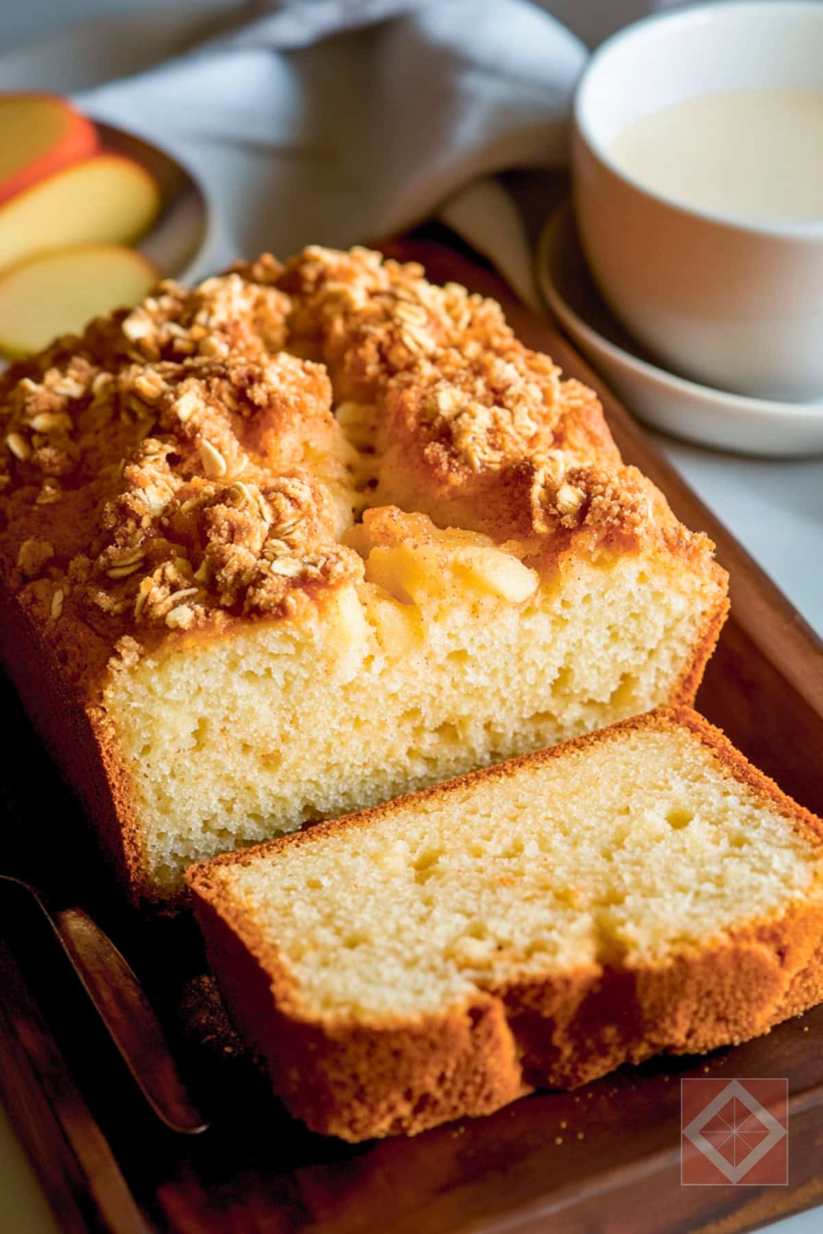 Fall Breakfast You’ll Crave: Apple Crisp Bread Machine Recipe - Apple Crisp Bread pin 2 midia