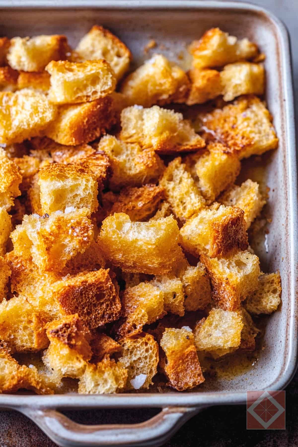 Homemade Croutons: The Crisp Topping Every Salad Deserves - Bread Croutons pin 1 midia