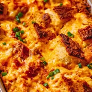Spicy & Cheesy Cheddar-Kimchi Strata - Cheddar Kimchi Bread midia