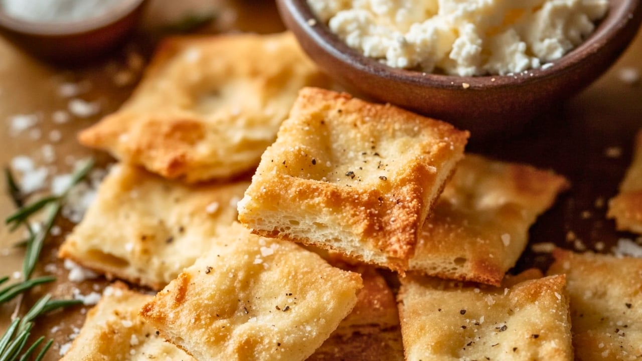 Cheese Crackers Using Cottage Cheese Recipe for Protein Snacks - Cheese Crackers Using Cottage Cheese midia