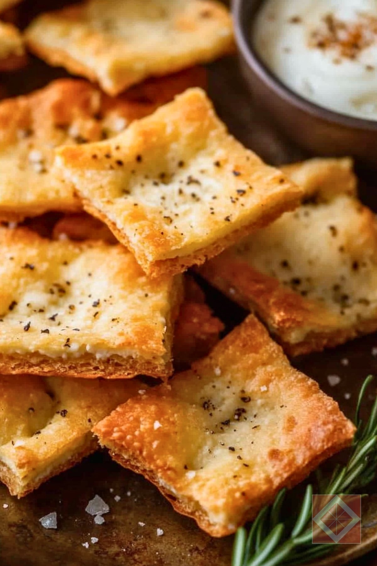 Cheese Crackers Using Cottage Cheese Recipe for Protein Snacks - Cheese Crackers Using Cottage Cheese pin 2 midia