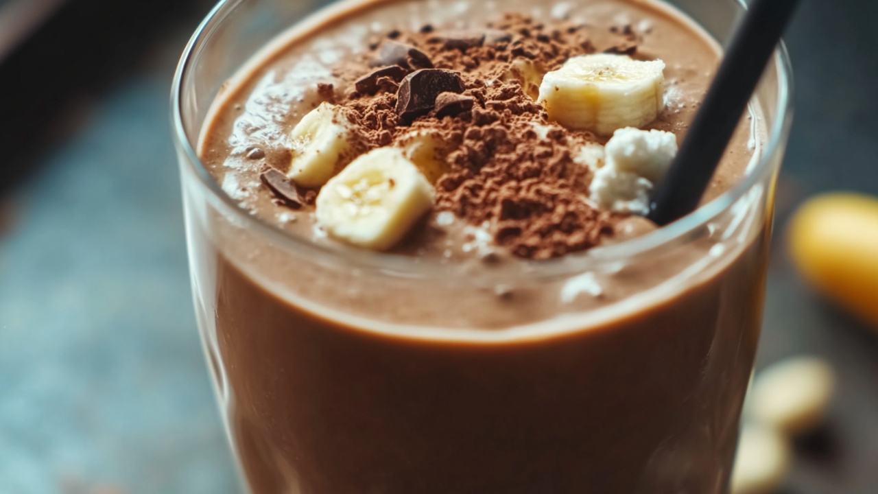 Weight Loss Fuel Chocolate Peanut Butter Protein Shake with Cottage Cheese Recipe - Chocolate Peanut Butter Protein Shake midia