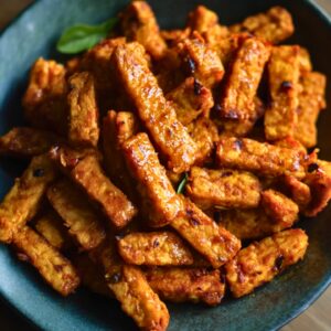 Date Night Recipe for Two: Spicy Crispy Tempeh - Crispy Tempeh with Sambal midia