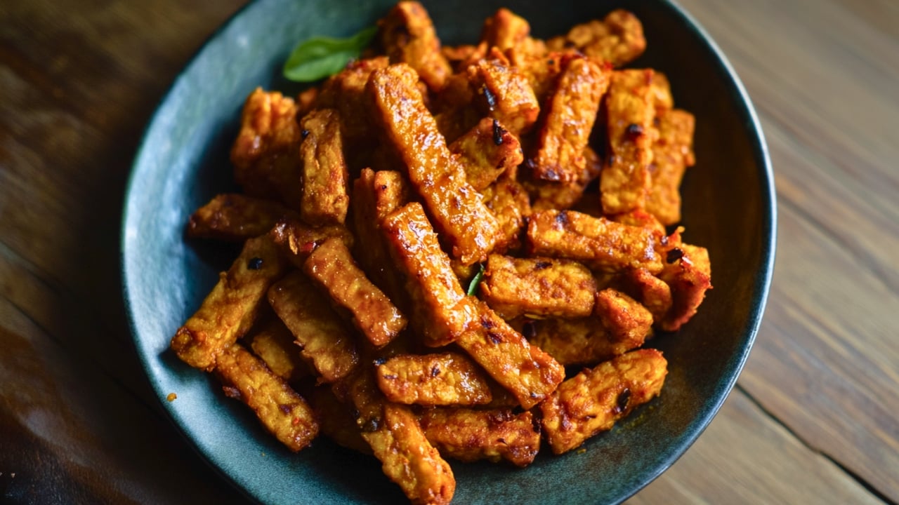 Date Night Recipe for Two: Spicy Crispy Tempeh - Crispy Tempeh with Sambal midia