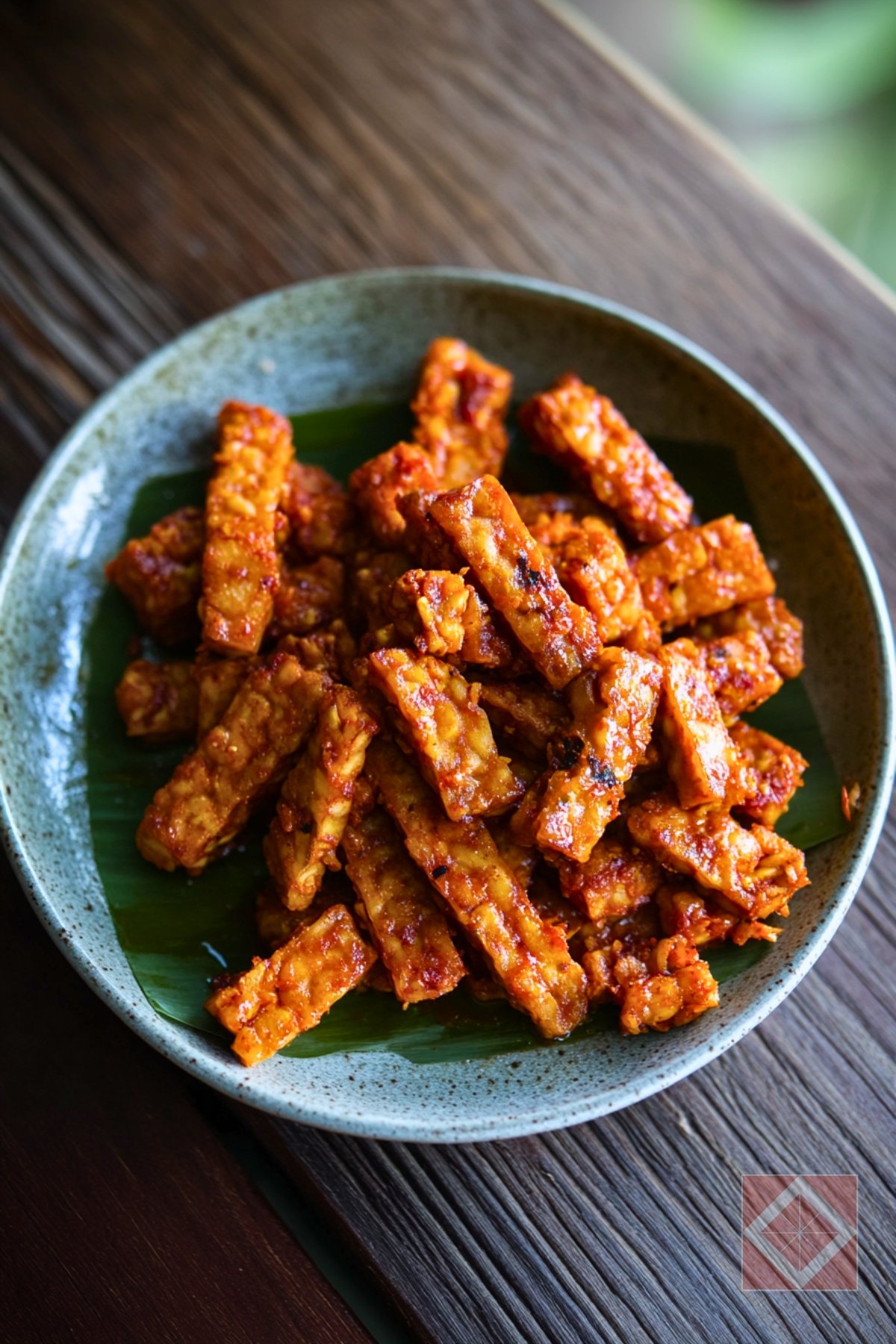 Date Night Recipe for Two: Spicy Crispy Tempeh - Crispy Tempeh with Sambal pin 2 midia