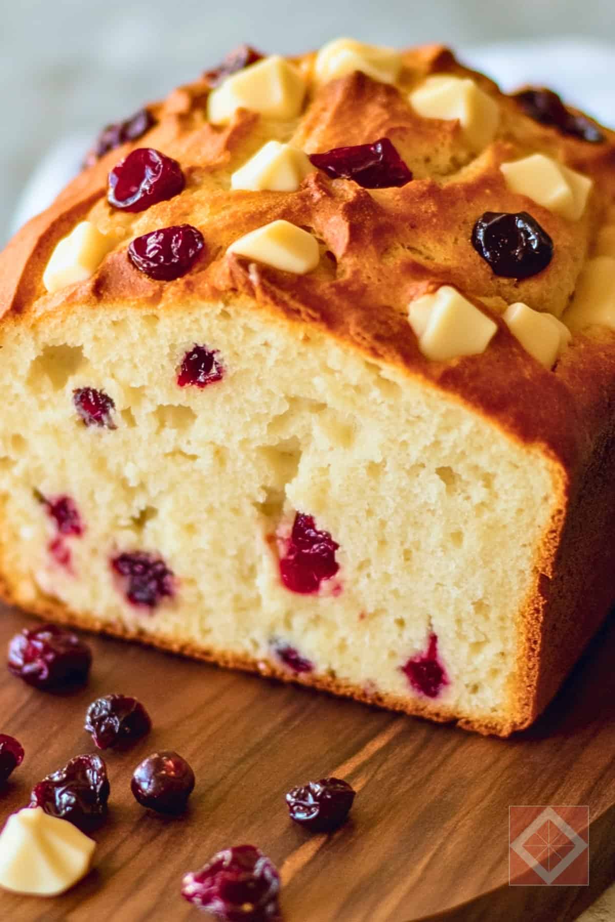 Easy Cranberry & White Chocolate Delight Bread Machine Recipe - Easy Cranberry White Chocolate Delight Bread Machine pin 1 midia