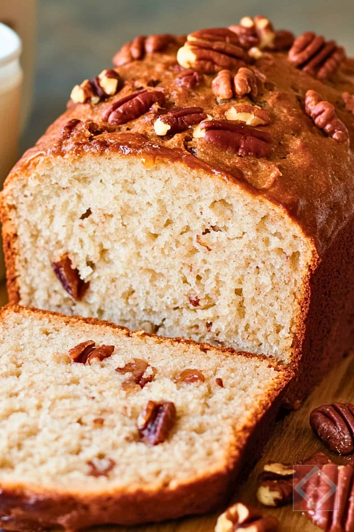 Easy Maple Pecan Bread Machine Recipe to Share - Easy Maple Pecan Bread pin 1 midia
