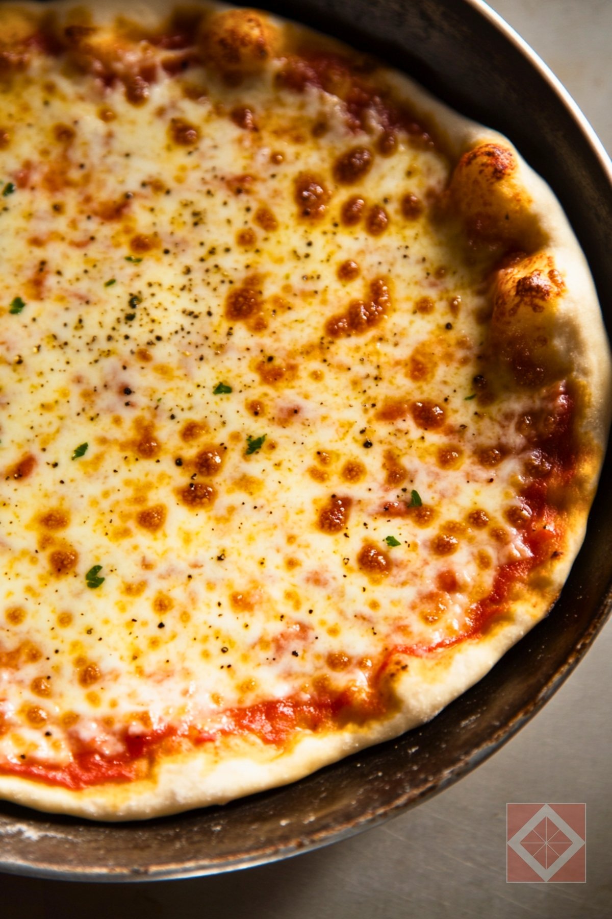 14 Dinner Recipes for Two: Burgers, Tacos, Sandwiches, and Pizza - Easy Skillet Cheese Pizza pin 1 midia