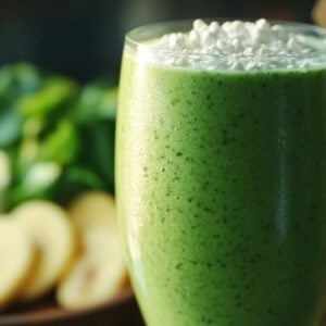 Green Protein Smoothie with Cottage Cheese Recipe for Energy - Green Protein Smoothie midia