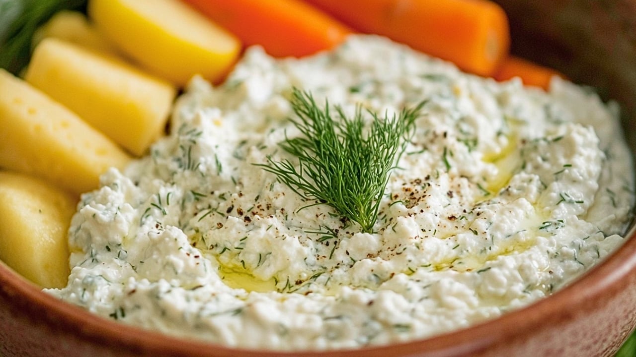 Snack Smarter with High-Protein Dip with Cottage Cheese Recipe - High Protein Dip with Cottage Cheese midia