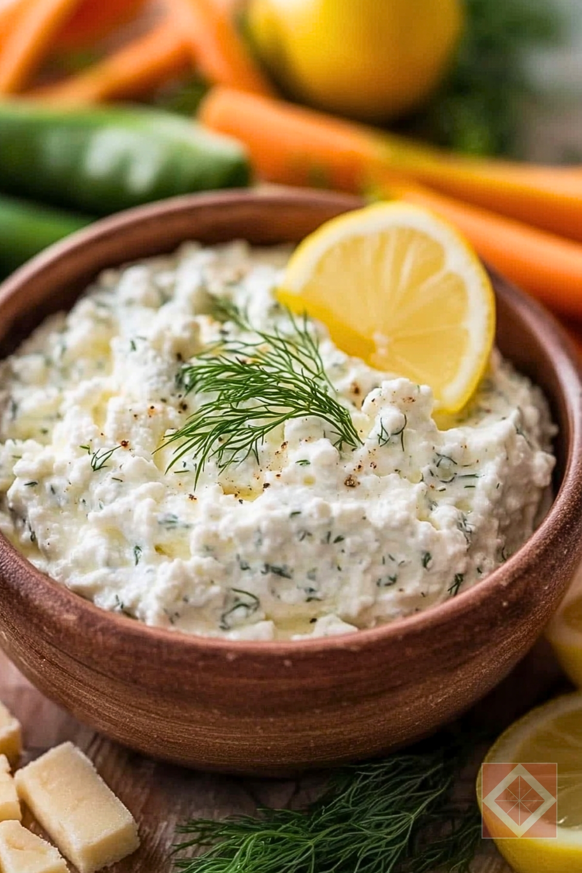 Snack Smarter with High-Protein Dip with Cottage Cheese Recipe - High Protein Dip with Cottage Cheese pin 1 midia