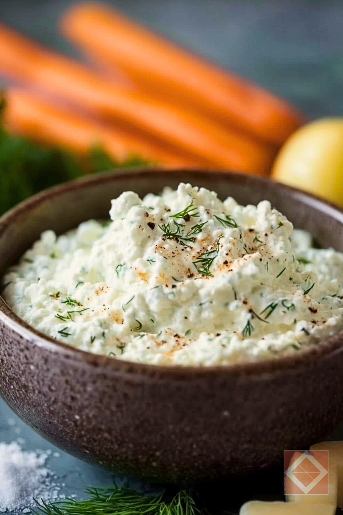 Snack Smarter with High-Protein Dip with Cottage Cheese Recipe - High Protein Dip with Cottage Cheese pin 2 midia