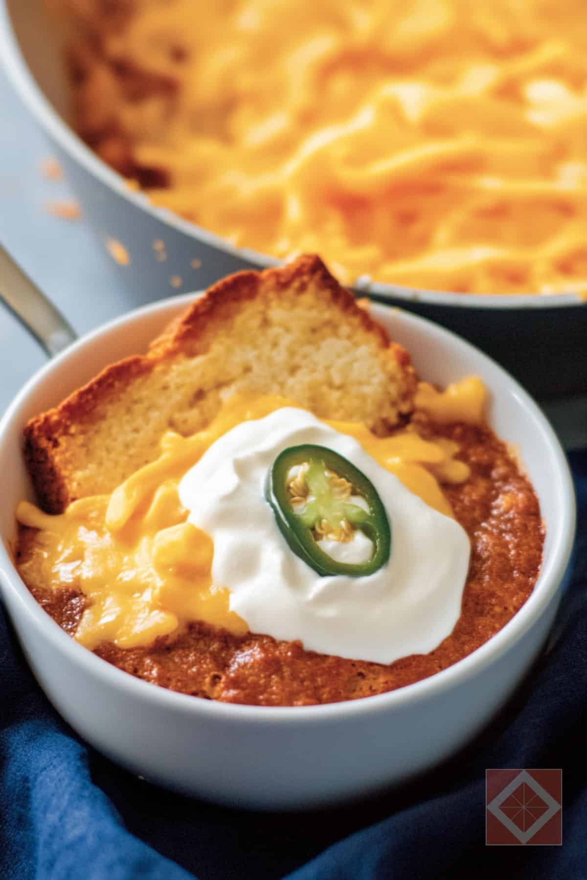 Best Jalapeño Popper Cornbread Machine Recipe for Toast & Chili - Jalapeno Popper Cornbread pin 1 midia