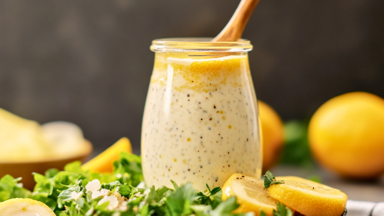 Zippy Lemon Dressing: A Must-Try Healthy Sauce - Lemon Yogurt Dressing midia
