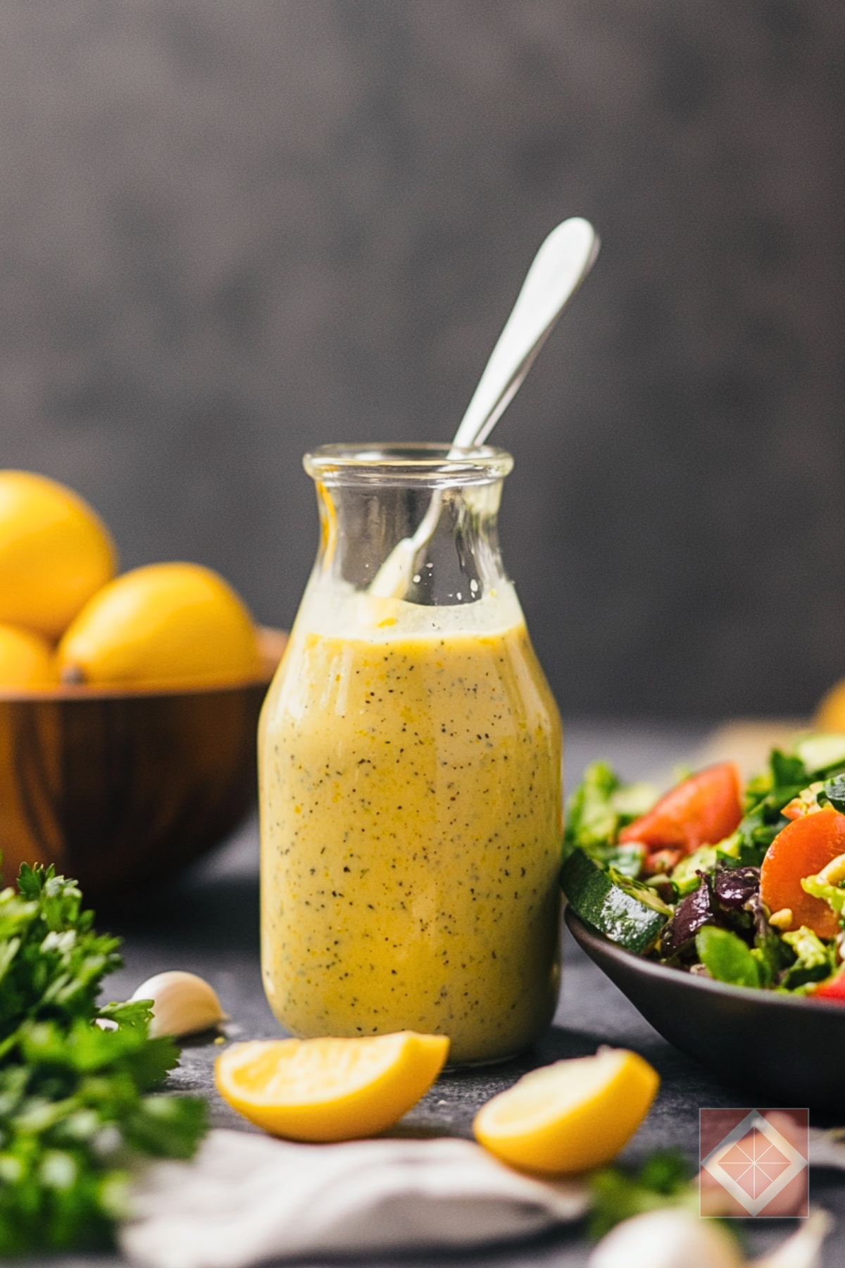 Zippy Lemon Dressing: A Must-Try Healthy Sauce - Lemon Yogurt Dressing pin 2 midia