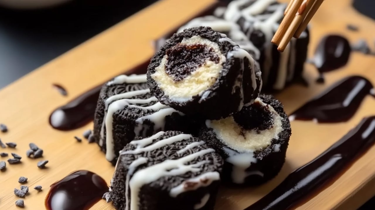 Easy Tiktok Oreo Sushi Recipes to Try Right Now - Oreo Sushi midia