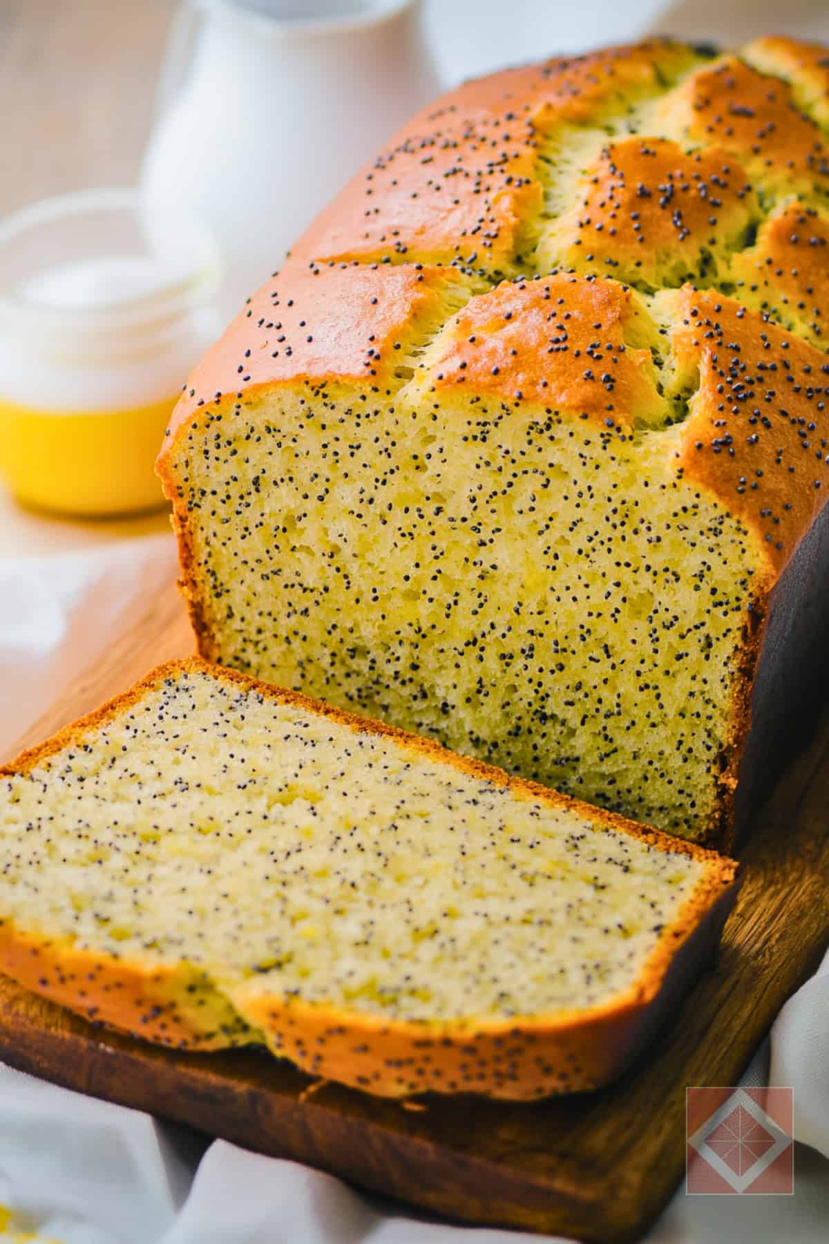 Best Tea Party Treat Poppy Seed Tea Bread Machine Recipe - Poppy Seed Tea Bread Machine pin 2 midia