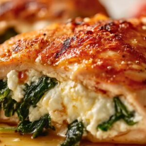 Spinach Stuffed Chicken Breast with Cottage Cheese Recipe That Feels Gourmet - Spinach Stuffed Chicken Breast with Cottage Cheese midia