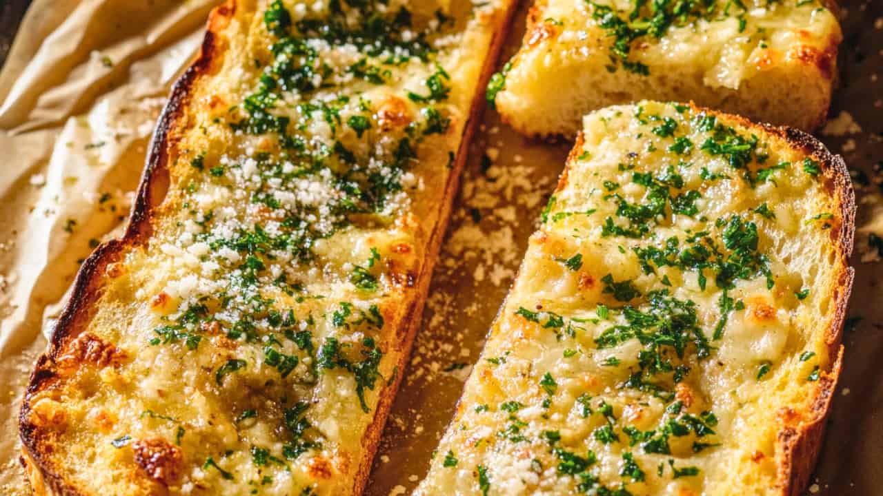 Supreme Garlic Bread: Crunchy, Buttery Upgrade - Supreme Garlic Bread midia