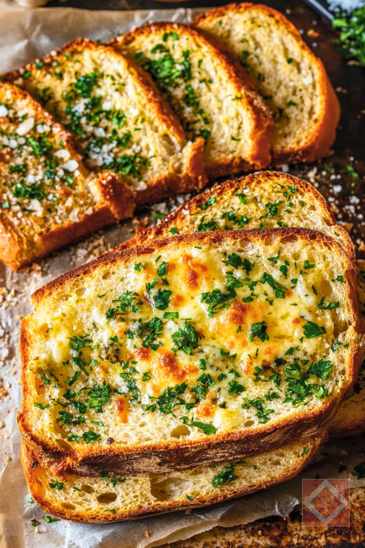 Supreme Garlic Bread: Crunchy, Buttery Upgrade - Supreme Garlic Bread pin 1 midia