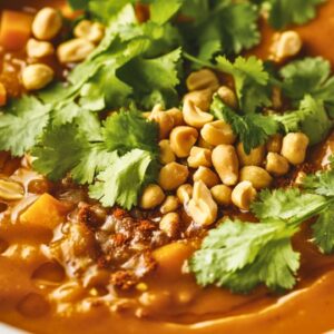 Healthy Sweet Potato Peanut Soup In A Slow Cooker - Sweet Potato Peanut Soup midia