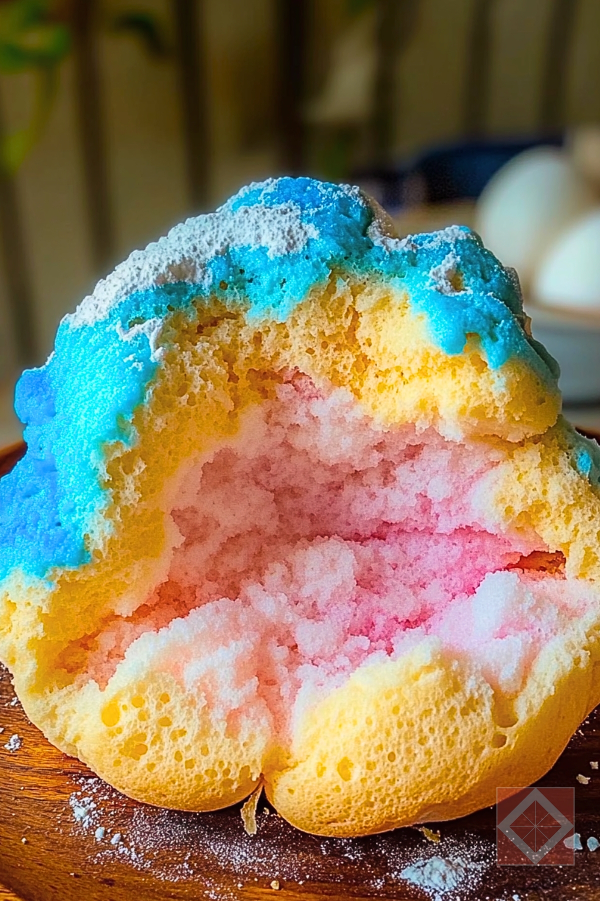 Easy Viral TikTok Bread Recipe With Only 3 Ingredients - TikTok Cloud Bread pin 1 midia