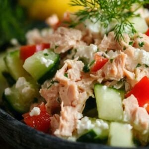 5-Minute Favorite Tuna Salad with Cottage Cheese Recipe - Tuna Salad with Cottage Cheese with Cottage Cheese midia